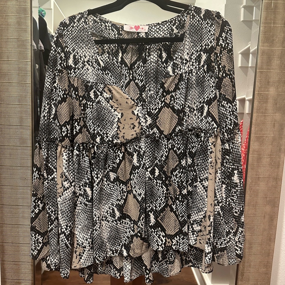 Snake Skin Buddy Love Top